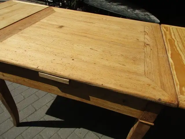 Tisch Esstisch Jugendstil um 1910 Weichholz  zum Ausziehen auf 184 cm 12