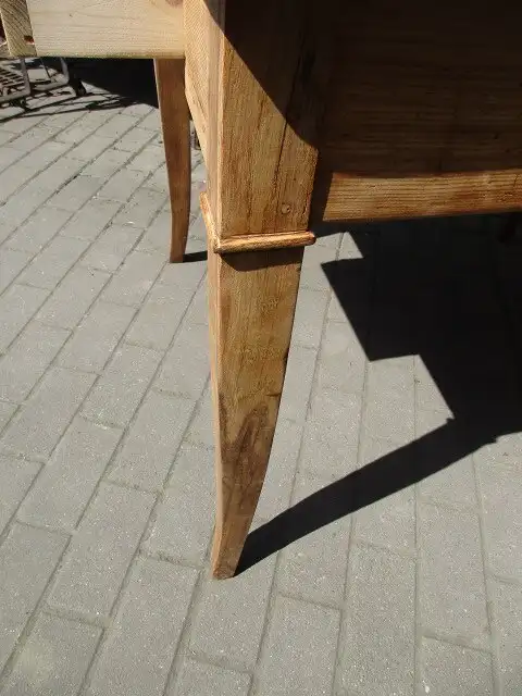 Tisch Esstisch Jugendstil um 1910 Weichholz  zum Ausziehen auf 184 cm 5