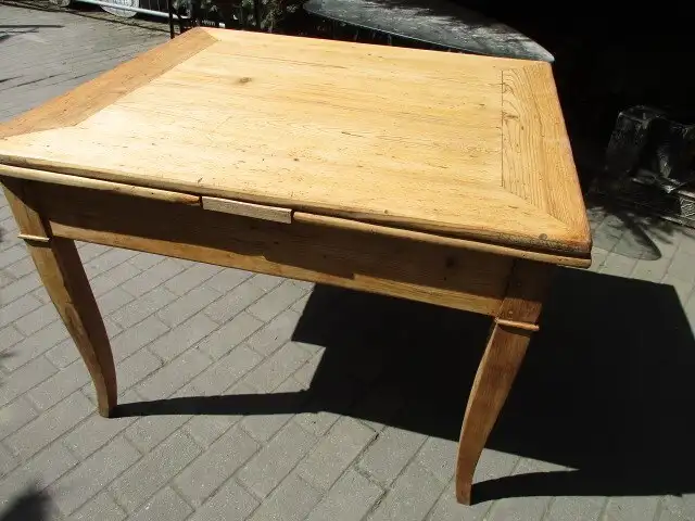 Tisch Esstisch Jugendstil um 1910 Weichholz  zum Ausziehen auf 184 cm 6