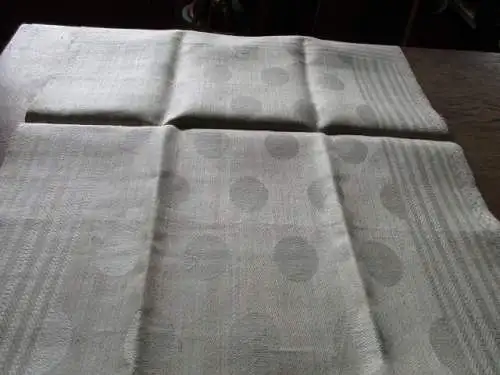 schönes altes Leinen Geschirrtuch Handtuch Tischläufer  (  69  )