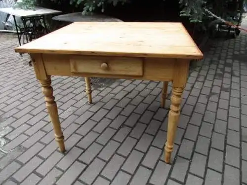 Tisch Esstisch Gründerzeit um 1880 Weichholz Nr. 2