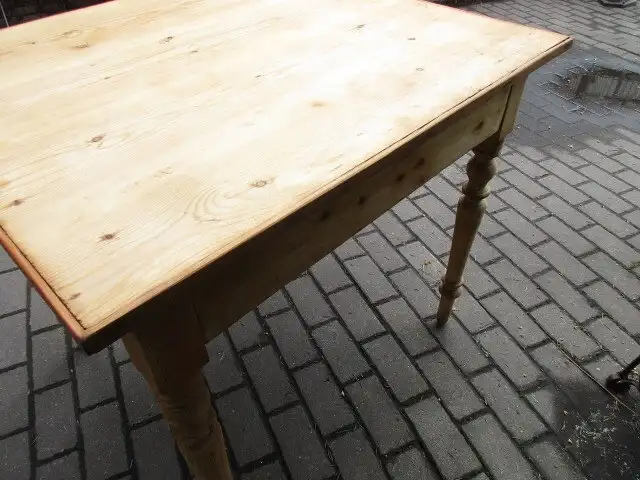 Tisch Esstisch Gründerzeit um 1880 Weichholz Nr. 2 5