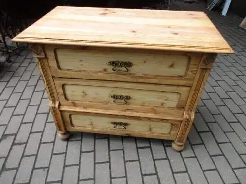 Landhausstil Kommode Jugendstil um 1900  Weichholz