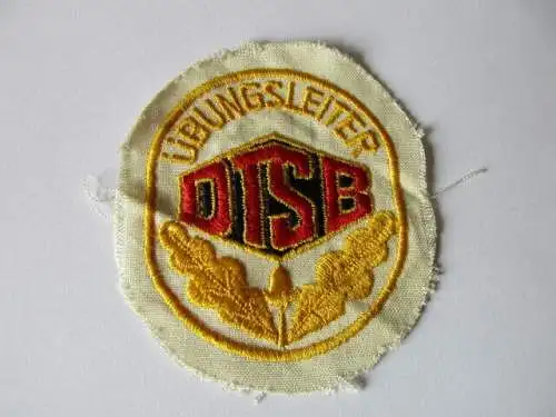 Aufnäher DTSB Übungsleiter