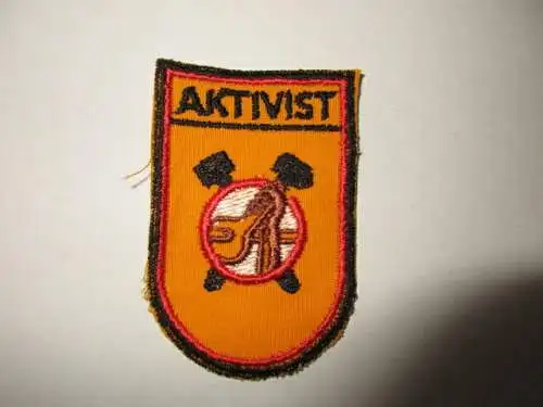 Aufnäher  Sport Aktivist  5,0 x 7,0 cm