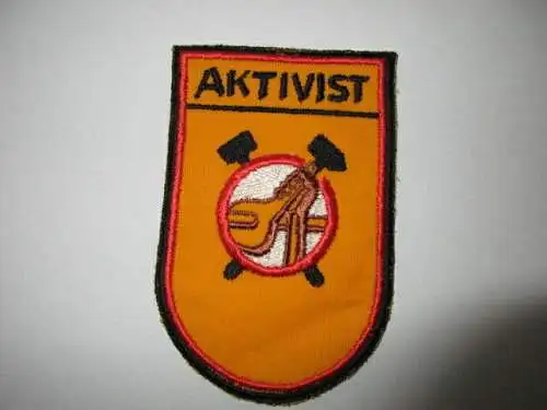 Aufnäher  Sport Aktivist  7,5 x 11,5  cm