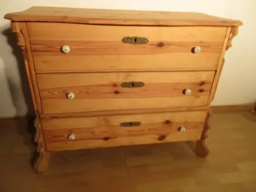 Kommode  Louis Philippe um 1860 Weichholz  Landhausstil