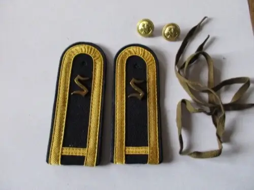 NVA 1 paar Schulterstücke  Volksmarine der DDR Offiziersschüler 2.Jahr