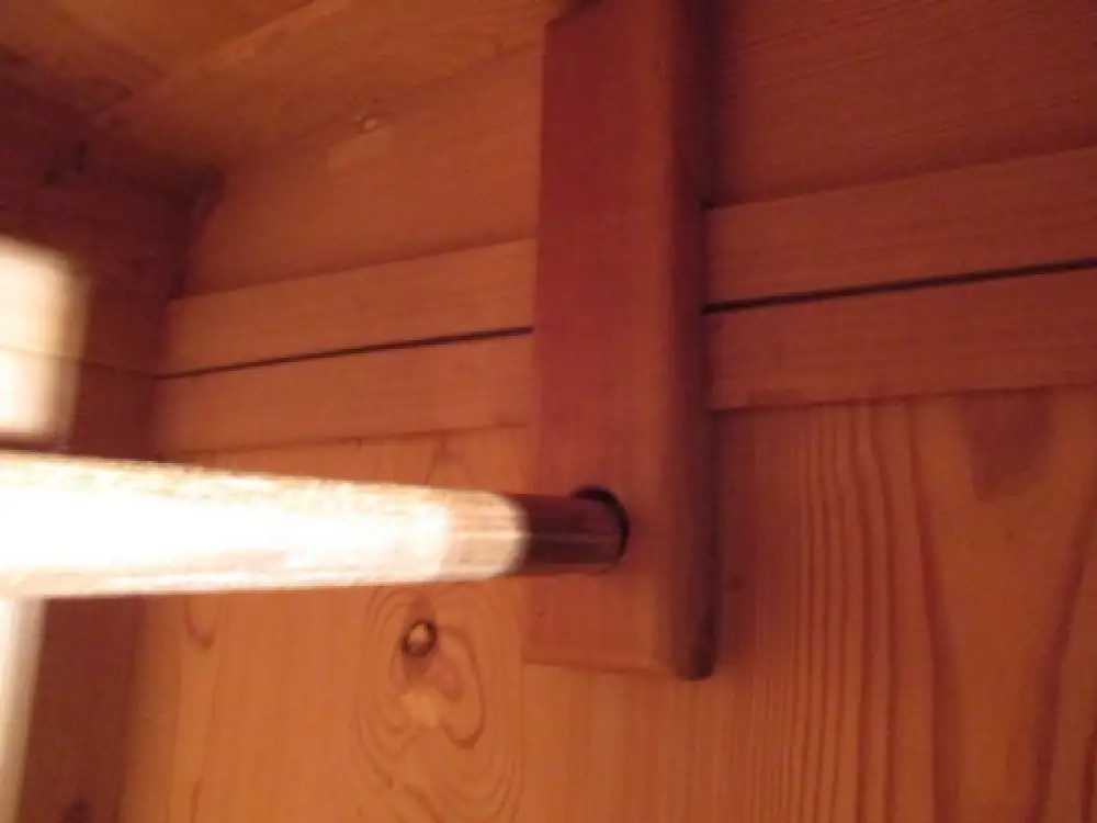 zweitüriger Kleiderschrank Dielenschrank  Jugendstil um 1900  Weichholz Zerleger 9