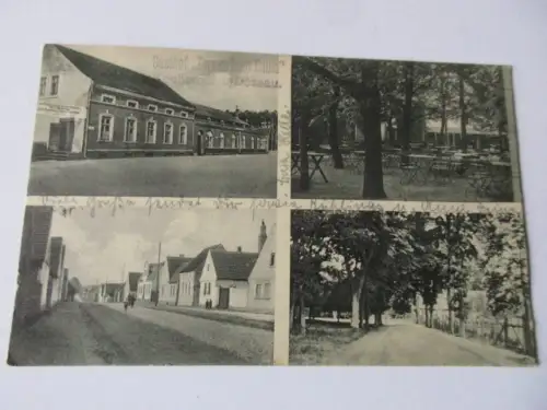 seltene AK Kochstedt bei Dessau um 1917 Gasthof  Zum grünen Baum