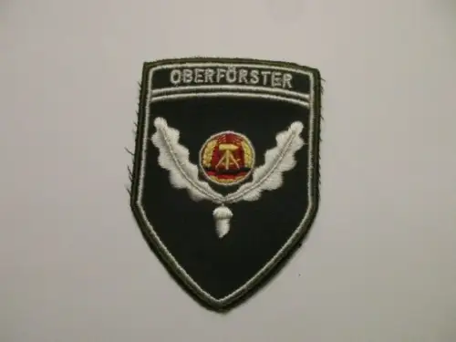 DDR seltener Aufnäher Oberförster der Forstwirtschaft