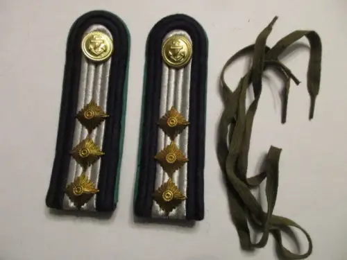 NVA - 1 paar Schulterstücke Grenzbrigade Küste  Stabsfähnrich