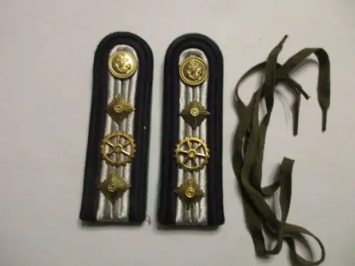 NVA - 1 paar Schulterstücke Grenzbrigade Küste Oberfähnrich Technische Laufbahn