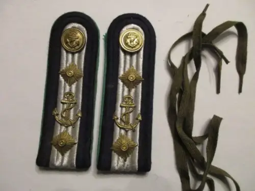 NVA  1 paar Schulterstücke Grenzbrigade Küste Oberfähnrich Seemännische Laufbahn