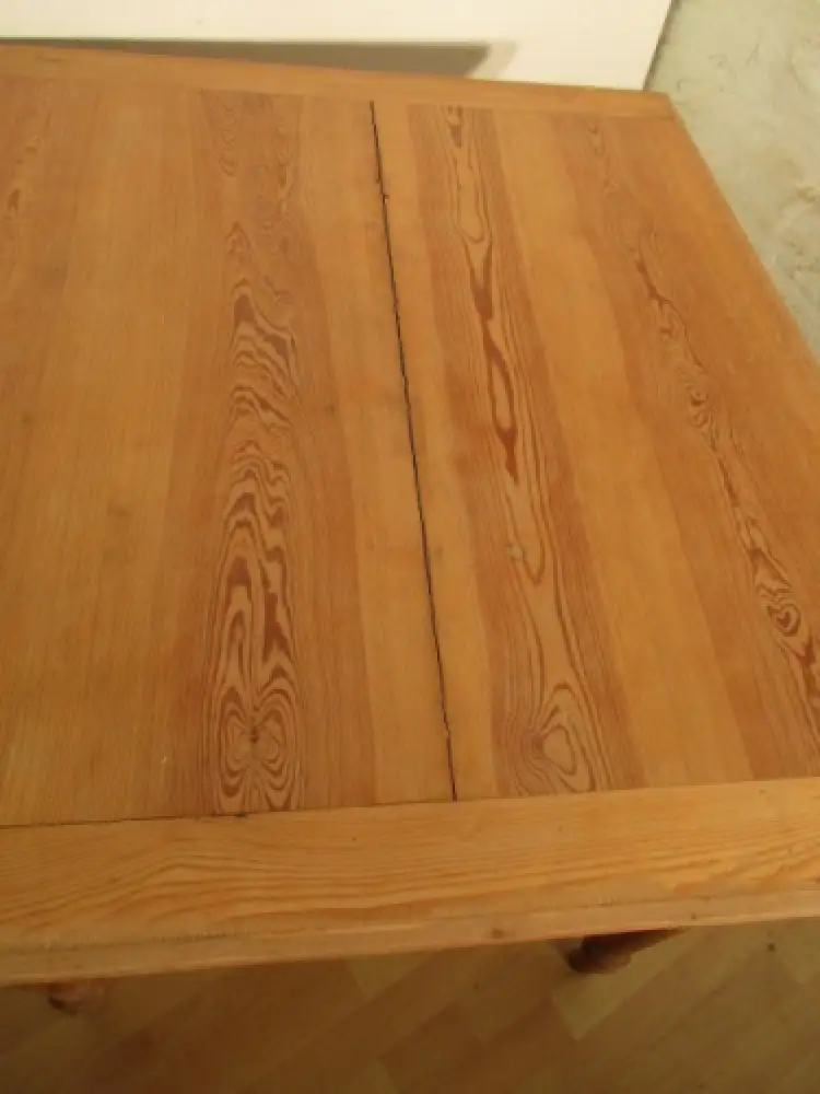 Tisch Esstisch mit Schublade Gründerzeit um 1880 Weichholz Nr. 1 4