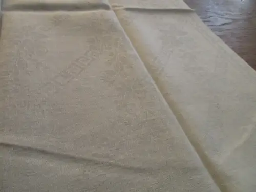 sehr schönes altes Leinen Geschirrtuch Handtuch Tischläufer Jugendstil ( 57 )
