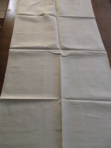 sehr schönes altes Leinen Geschirrtuch Handtuch Tischläufer Jugendstil ( 190 )