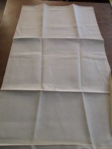 sehr schönes altes Leinen Geschirrtuch Handtuch Tischläufer Jugendstil ( 195 )