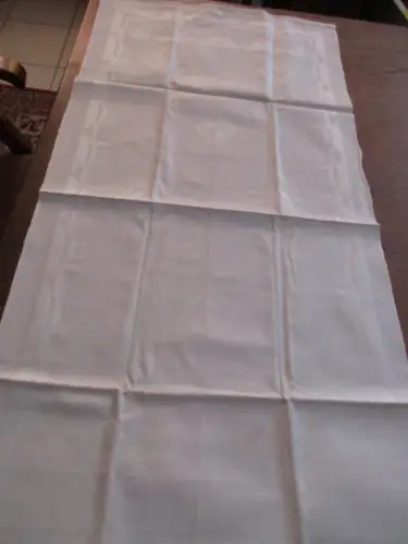 sehr schönes altes Leinen Geschirrtuch Handtuch Tischläufer Jugendstil ( 61 )