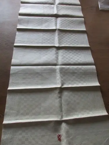 Jugendstil altes Leinen Handtuch Küchentuch Tischläufer ( 197 )