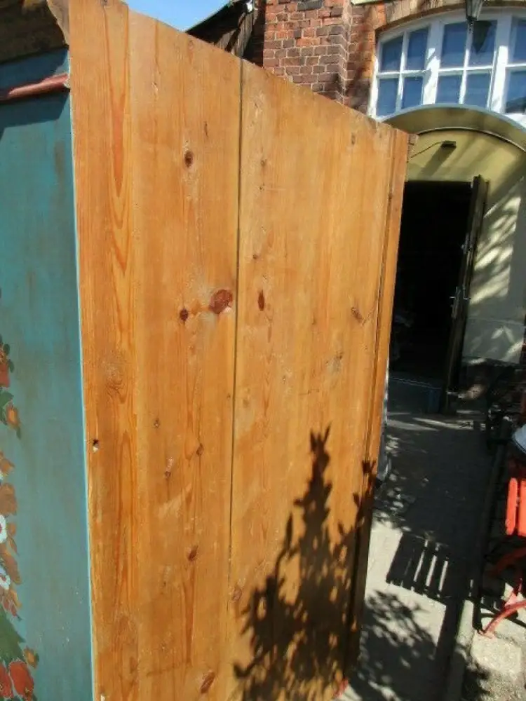 Bauernschrank Landhausschrank  Kleiderschrank  Gründerzeit um 1880 Bemalt  8