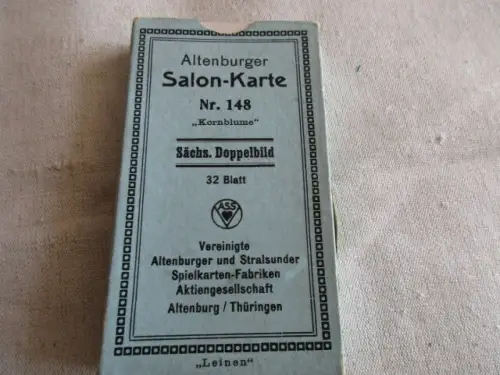 Altenburger Salon-Karte Nr.148  sächs. Doppelbild 32 Blatt Werbung Leipzig