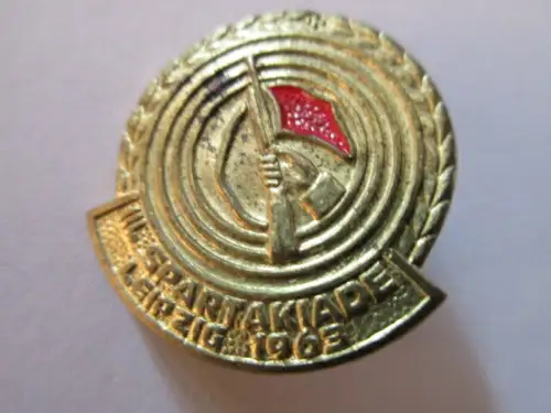 DDR Abzeichen Leipzig Spartakiade der Kampfgruppen 1963