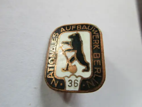 DDR Abzeichen Berlin Nationales Aufbauwerk Berlin 36