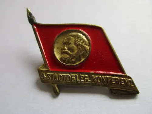 DDR Abzeichen FDJ  4. Stadtdelegationskonferenz Leipzig 27.-30.5.1952