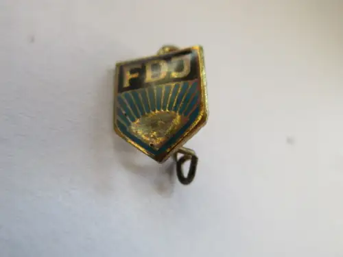 DDR Abzeichen FDJ polyester