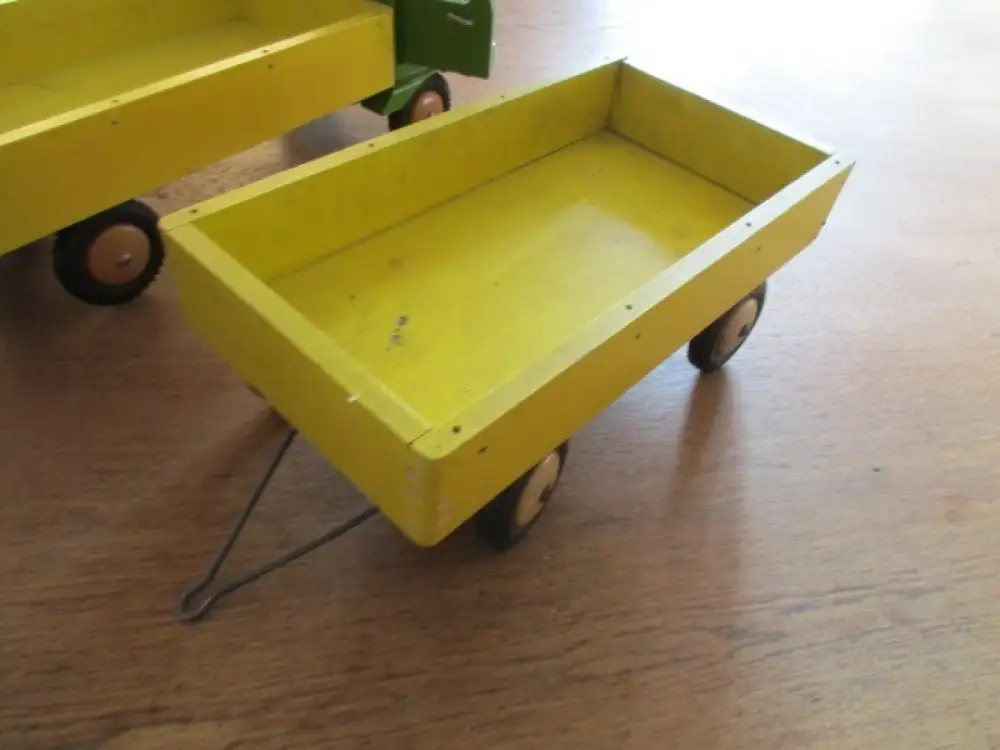 Holz LKW  mit Anhänger 5