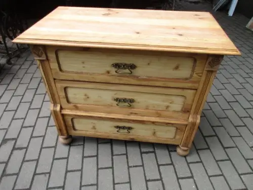 Landhausstil Kommode Jugendstil um 1900  Weichholz