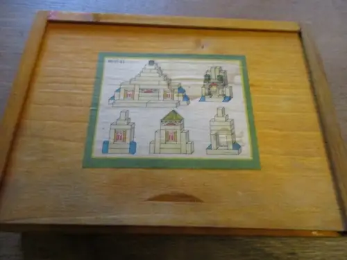 alter Holzbaukasten ca. 1970