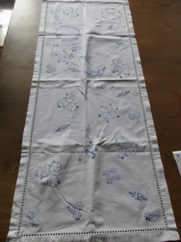 altes Tischdecke  Tischläufer 177 cm lang