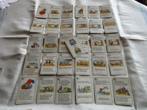 altes Quartett Max und Moritz Schwarzer Peter Franz Schmidt Nürnberg 