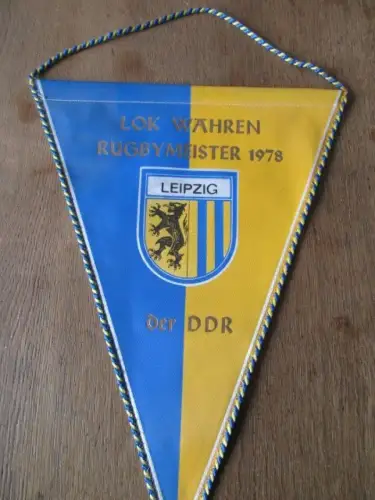 Rugby  Lok - Wahren Leipzig Rugbymeister  1978