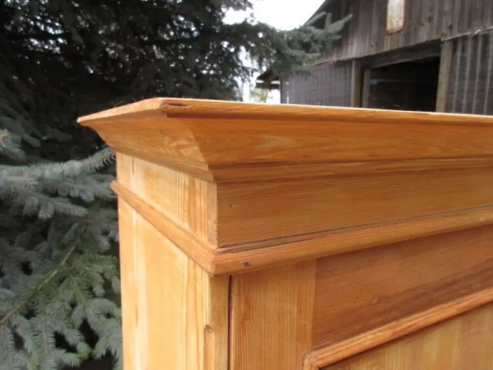 Wandschrank Jugendstil um 1900 Weichholz Nr.2 3