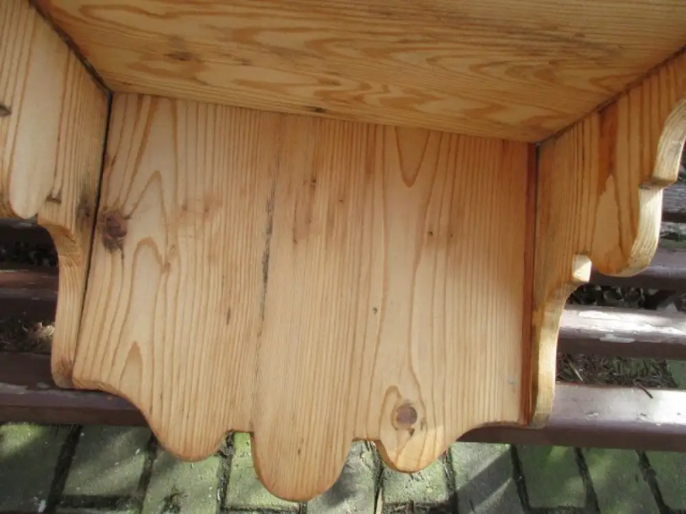 Wandschrank Jugendstil um 1900 Weichholz Nr.1 4