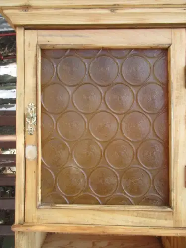 Wandschrank Jugendstil um 1900 Weichholz Nr.1