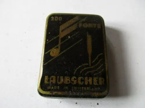 seltene alte Grammophonnadeln Nadeldose  Laubscher
