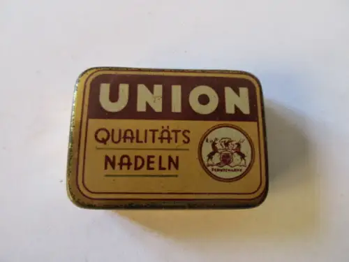seltene alte Grammophon Nadeln Union laut Original Dose 