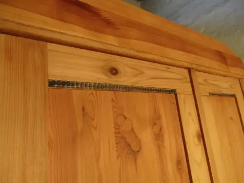 zweitüriger Kleiderschrank Dielenschrank  Jugendstil um 1900  Weichholz Zerleger