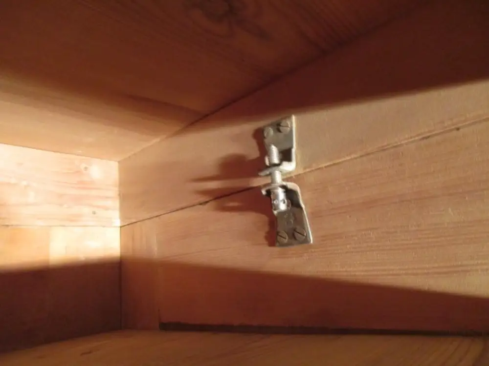 zweitüriger Kleiderschrank Dielenschrank  Jugendstil um 1900  Weichholz Zerleger 7