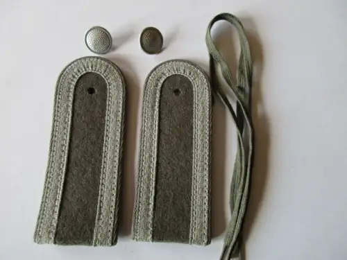 NVA 1 paar Schulterstücke Luftverteidigung grau Unteroffizier