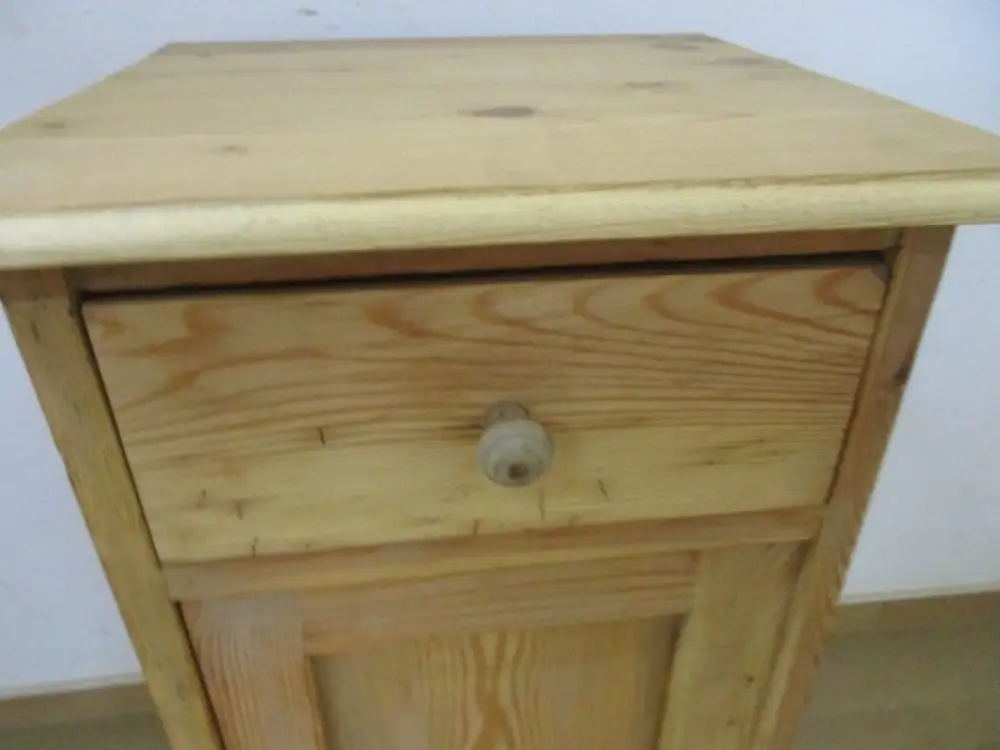 Nachtschrank Jugendstil um 1910 Weichholz Nr. 8 1