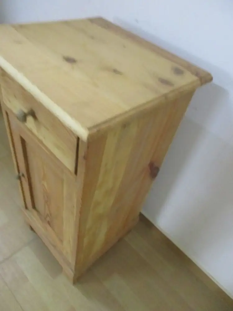 Nachtschrank Jugendstil um 1910 Weichholz Nr. 8 4