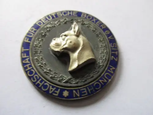 seltene Medaille Leipzig Fachgeschäft für Deutschen Boxer Ausstellung
