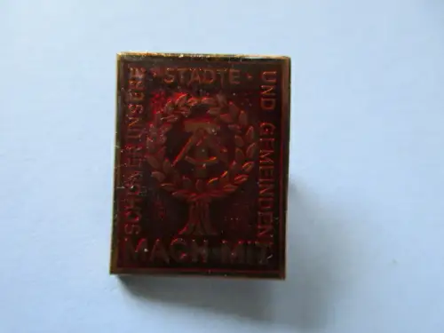 DDR Abzeichen der Mach mit Bewegung