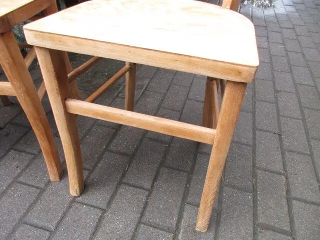 4 alte Stühle Jugendstil um 1900 Holz  Nr. 6 Landhausstil 2