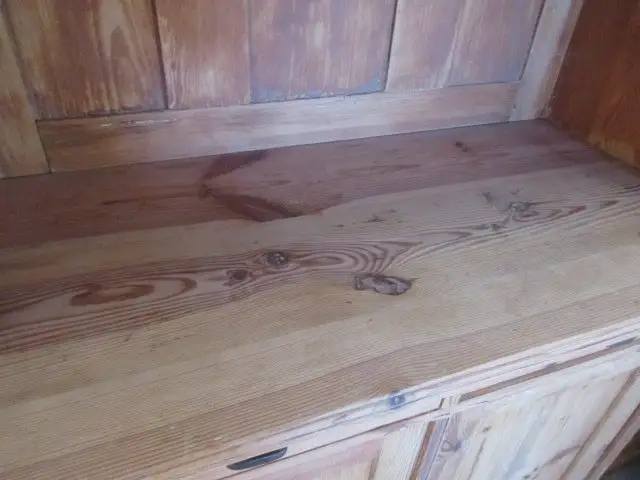 Küchenschrank  Schrank Landhausstil Jugendstil um 1900 Weichholz zweiteilig 10